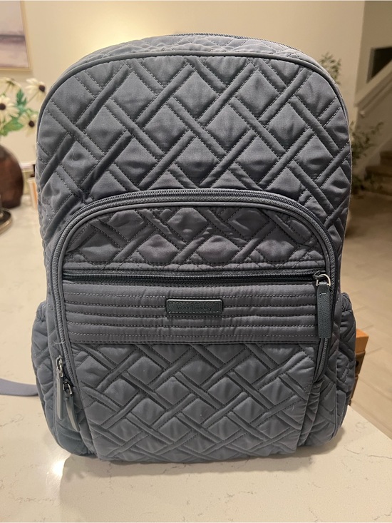 Vera Bradley Handbags - Vera Bradley Quilted Backpack - Slate blue/gray